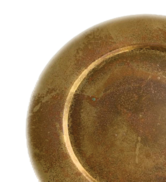 Gold Patina Charger