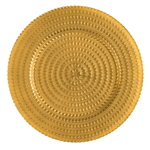 Gold Glass Beaded