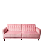 Blush Velvet Couch